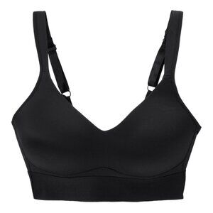 Rhonda Shear Molded Cup Bra with Wrap Back Size Medium Black Underwear 646.8